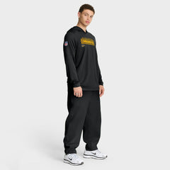 Sideline Pure Fury Performance Long Sleeve Hoodie T-Shirt - Washington Commanders