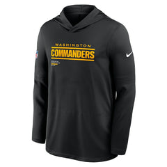 Sideline Pure Fury Performance Long Sleeve Hoodie T-Shirt - Washington Commanders