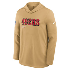 Sideline Pure Fury Performance Long Sleeve Hoodie T-Shirt - San Francisco 49ers