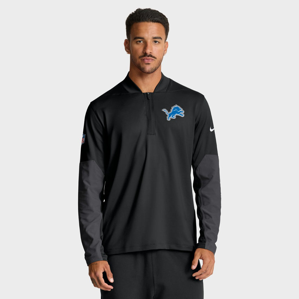 Sideline Dri-FIT Half-Zip Pullover - Detroit Lions
