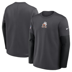 Sideline Coach Therma-FIT Long Sleeve T-Shirt - Cleveland Browns