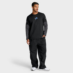 Sideline Coach Therma-FIT Long Sleeve T-Shirt - Detroit Lions