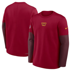 Sideline Coach Therma-FIT Long Sleeve T-Shirt - Washington Commanders