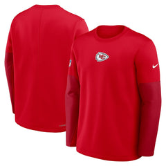 Sideline Coach Therma-FIT Long Sleeve T-Shirt - Kansas City Chiefs