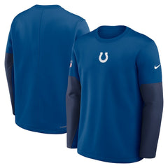Sideline Coach Therma-FIT Long Sleeve T-Shirt - Indianapolis Colts