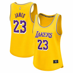 NBA LeBron James Los Angeles Lakers Women's Fast Break Player Jersey