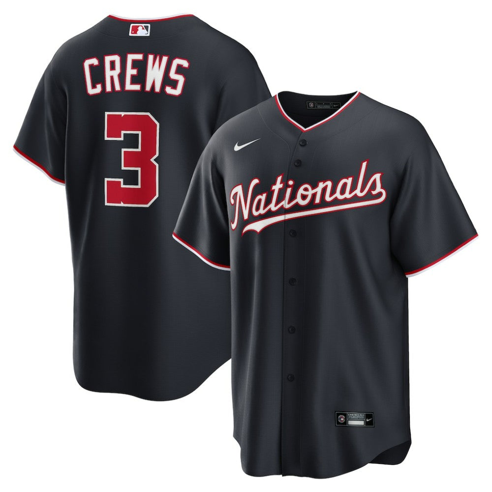 MLB Dylan Crews Washington Nationals Nike Alternate Replica Jersey