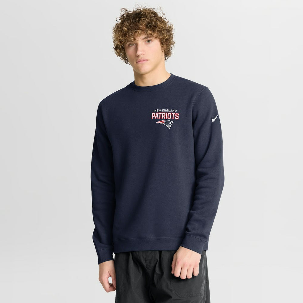 Primetime Club Fleece Pullover Sweatshirt - New England Patriots