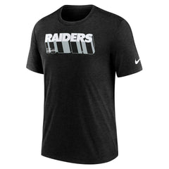 Long Pass Tri-Blend T-Shirt - Las Vegas Raiders