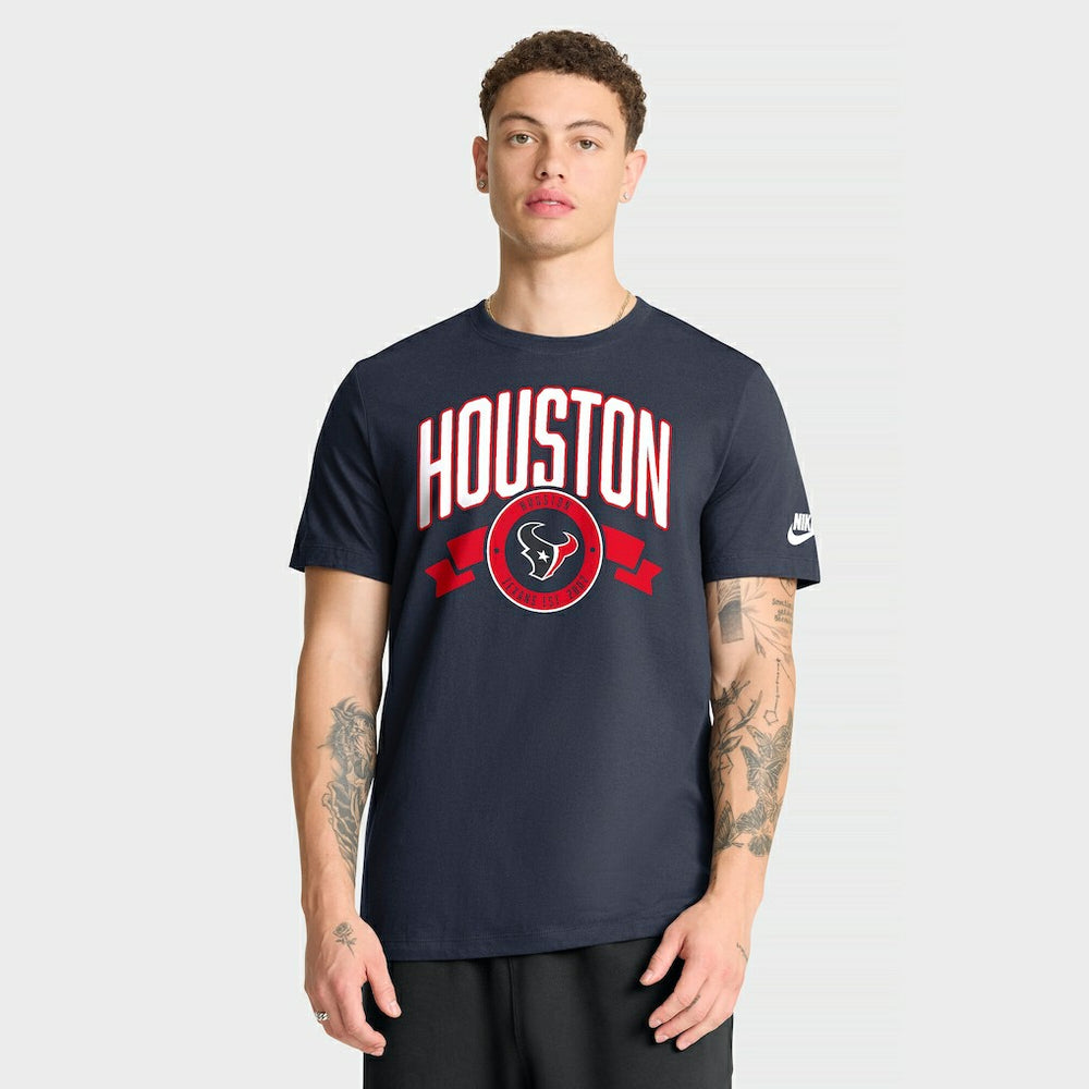 Rewind Front and Back Hit Essential T-Shirt - Houston Texans