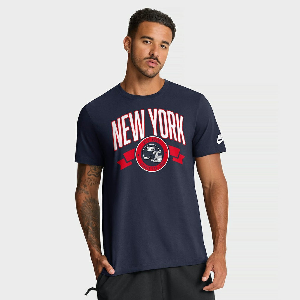 Rewind Front and Back Hit Essential T-Shirt - New York Giants