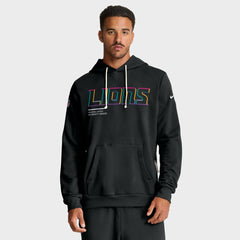 Tall 2025 NFL Crucial Catch Sideline Standard Issue Dri-FIT Hoodie - Detroit Lions