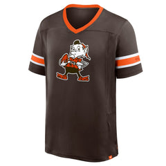 Hometown Premium Hashmark V-Neck T-Shirt - Cleveland Browns