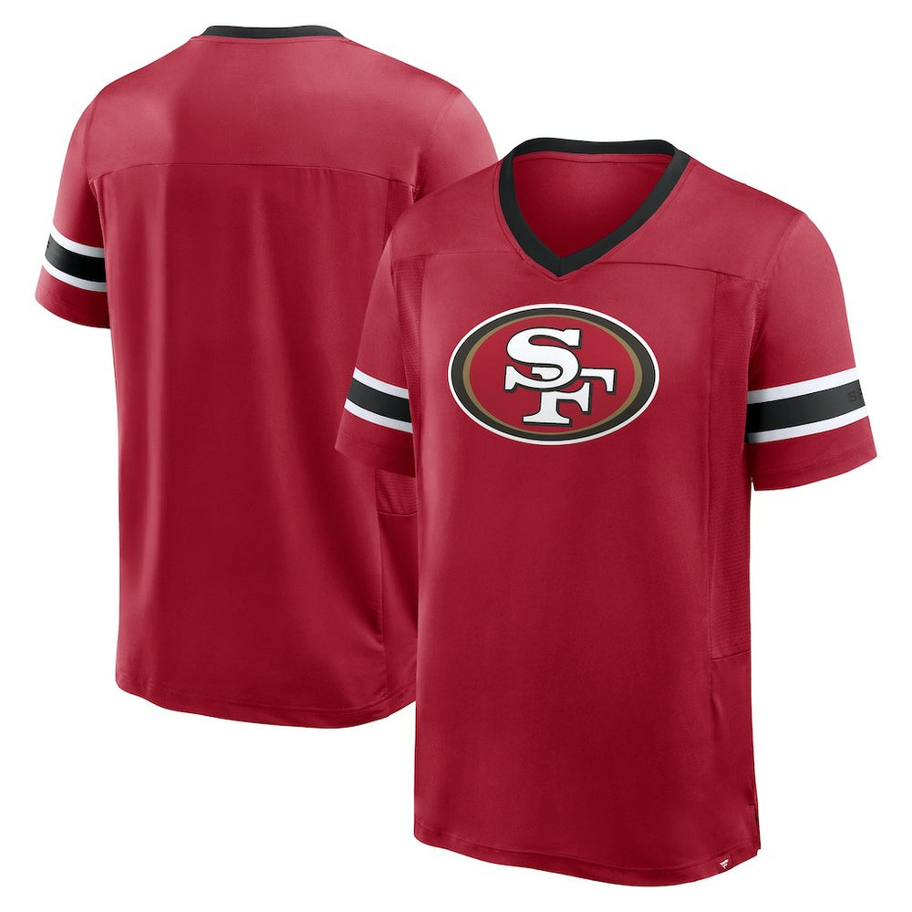 Hometown Premium Hashmark V-Neck T-Shirt - San Francisco 49ers