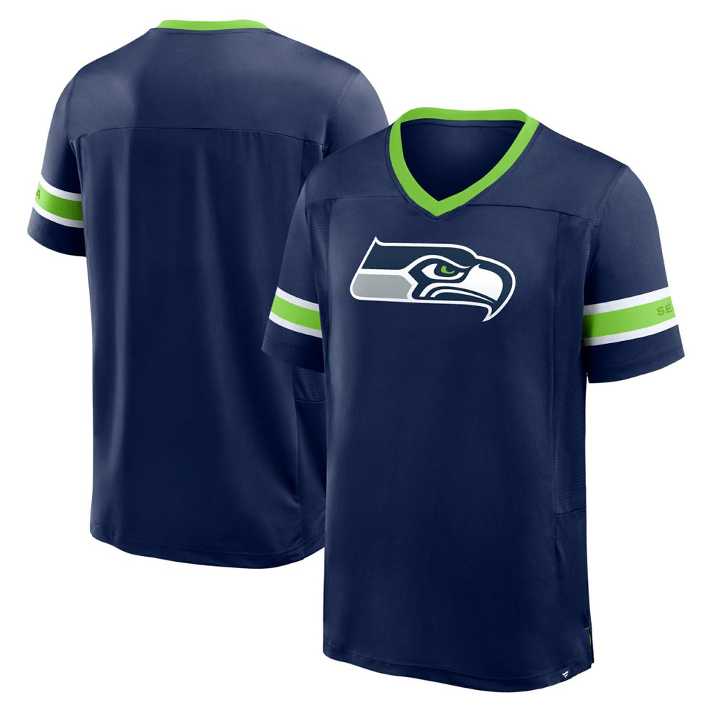 Hometown Premium Hashmark V-Neck T-Shirt - Seattle Seahawks