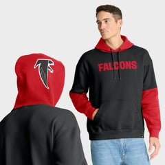 Helmet Retro Pullover Hoodie - Atlanta Falcons