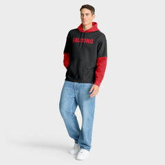 Helmet Retro Pullover Hoodie - Atlanta Falcons