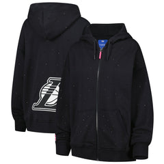 NBA Los Angeles Lakers Terez Women's Oversized Allover Gemstone Full-Zip Hoodie