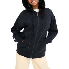 NBA Los Angeles Lakers Terez Women's Oversized Allover Gemstone Full-Zip Hoodie