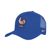 France National Team Unisex Rise Adjustable Trucker Hat - Nike Blue