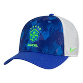 Brazil National Team Unisex Rise Printed Trucker Adjustable Hat - Nike Blue