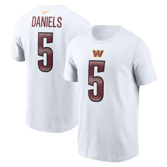 Jayden Daniels Name & Number T-Shirt - Washington Commanders