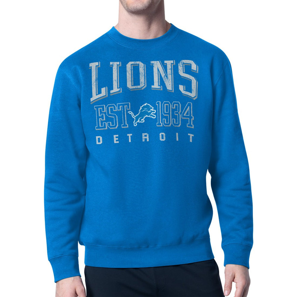 Starter Retro Team Logo Pullover Sweatshirt - Detroit Lions