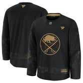 NHL Black Buffalo Sabres Fanatics 2024 Military Appreciation Practice Jersey