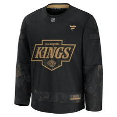 NHL Black Los Angeles Kings Fanatics 2024 Military Appreciation Practice Jersey