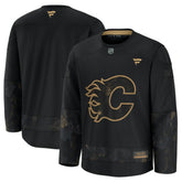 NHL Black Calgary Flames Fanatics 2024 Military Appreciation Practice Jersey