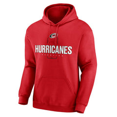 NHL Red Carolina Hurricanes Personalized Name & Number Midfielder Pullover Hoodie