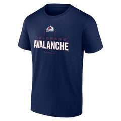 NHL Navy Colorado Avalanche Personalized Name & Number Midfielder T-Shirt