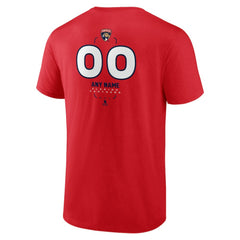 NHL Red Florida Panthers Personalized Name & Number Midfielder T-Shirt