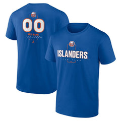 NHL Royal New York Islanders Personalized Name & Number Midfielder T-Shirt