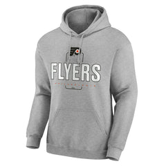 NHL Gray Philadelphia Flyers Personalized Name & Number Midfielder Pullover Hoodie