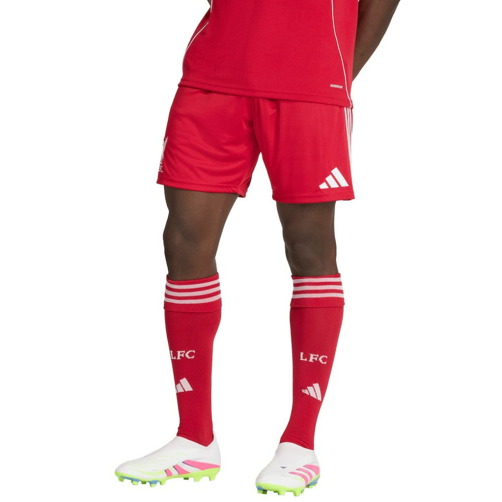 Liverpool 2025/26 Home AEROREADY Replica Shorts - Adidas Red