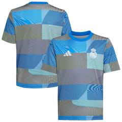 Real Madrid Youth 2025/26 Pre-Match AEROREADY Top - Adidas Blue