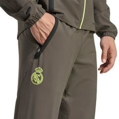 Real Madrid 2025/26 Tiro Vis Tech AEROREADY Travel Pants - Adidas Olive