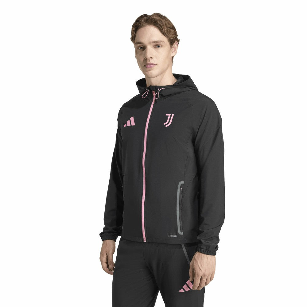 Juventus 2025/26 Tiro Vis Tech Travel Jacket - Adidas Black