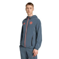 Bayern Munich 2025/26 Tiro Vis Tech Travel Jacket - Adidas Gray