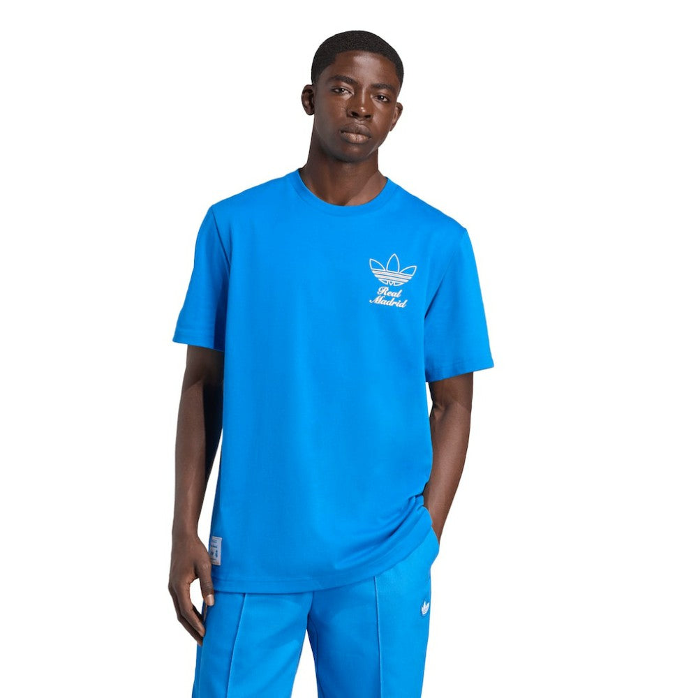 Real Madrid Terrace Icons Collection Graphic T-Shirt - Adidas Blue