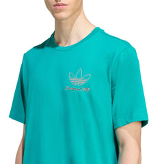 Liverpool Terrace Icons Collection Graphic T-Shirt - Adidas Green