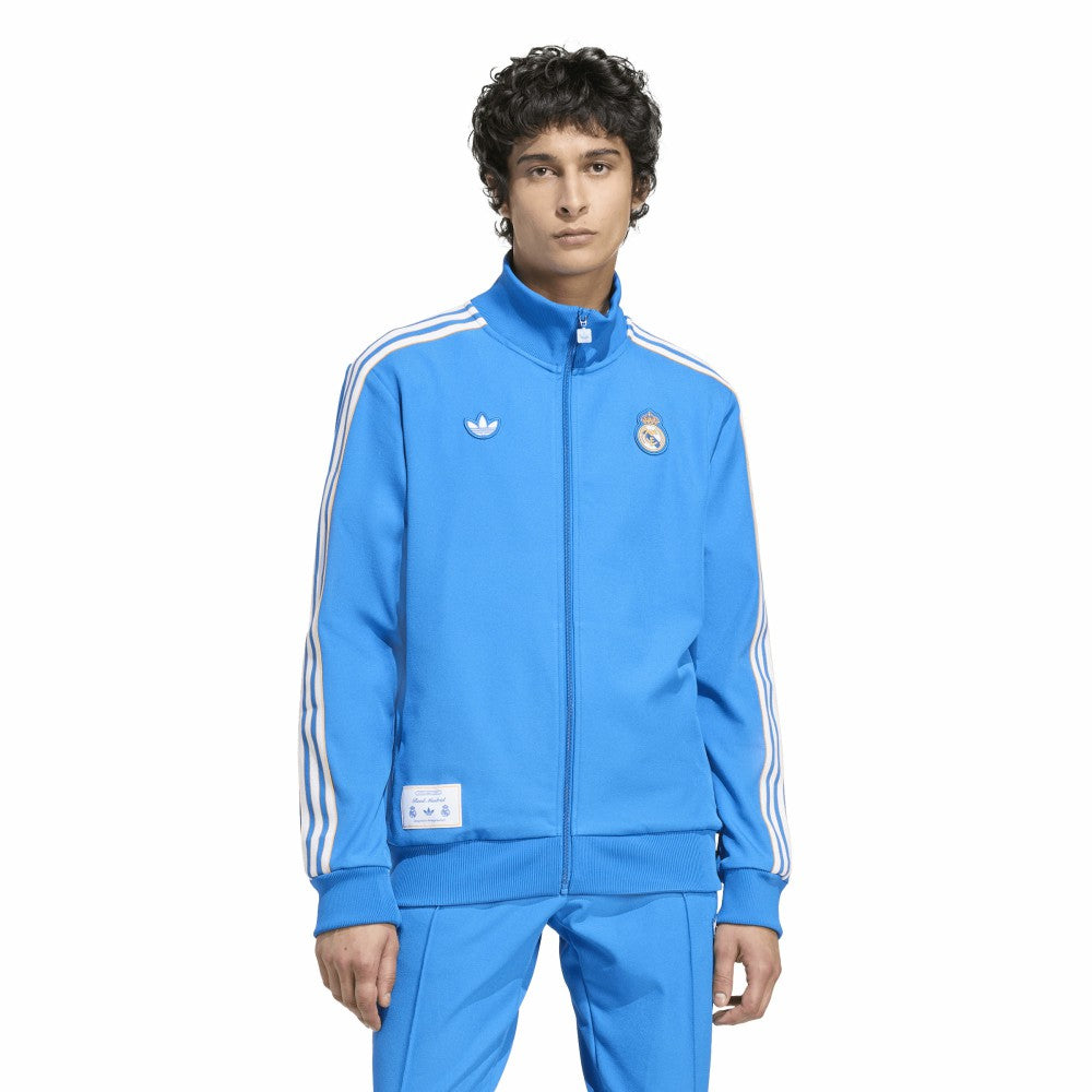 Real Madrid Terrace Icons Full-Zip Track Jacket - Adidas Blue