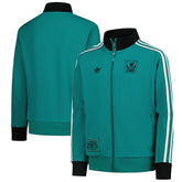 Liverpool Youth Terrace Icons Full-Zip Track Jacket - Adidas Green