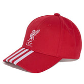 Liverpool Unisex Three-Stripe Dad Adjustable Hat - Adidas Red