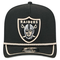 Vintage Team Rope A-Frame Trucker 9FIFTY Snapback Hat - Las Vegas Raiders