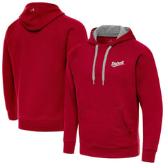 NHL Red Detroit Red Wings Antigua 2025 NHL Stadium Series Victory Pullover Hoodie