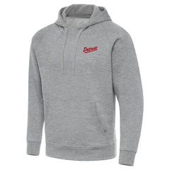 NHL Heather Gray Detroit Red Wings Antigua 2025 NHL Stadium Series Victory Pullover Hoodie