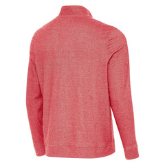 NHL Heather Red Detroit Red Wings Antigua 2025 NHL Stadium Series Subtle Quarter-Zip Top