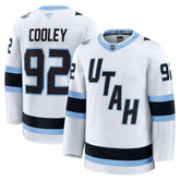 NHL White Logan Cooley Utah Mammoth Fanatics Away Premium Player Jersey